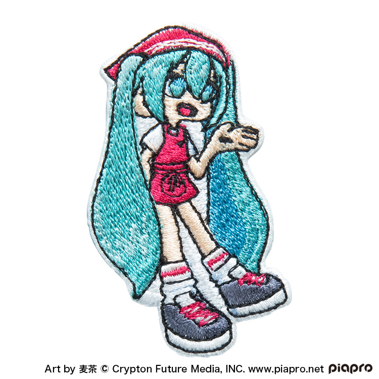 【予約受付中】初音ミク 刺繍ステッカー (初音ミク Art by 麦茶 初音ミク/鏡音リン/鏡音レン/巡音ルカ/MEIKO/KAITO) thumbnail 2
