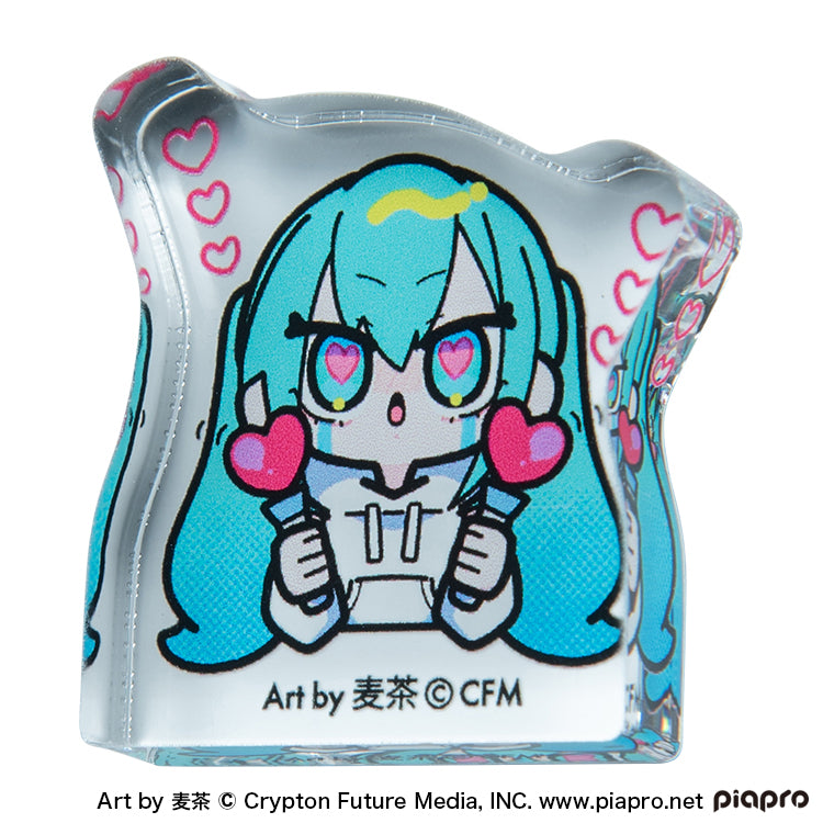 【予約受付中】【コンプリートセット全9種】初音ミク トレーディングダイカットアクリルブロック (初音ミク Art by 麦茶) 9個入り thumbnail 3