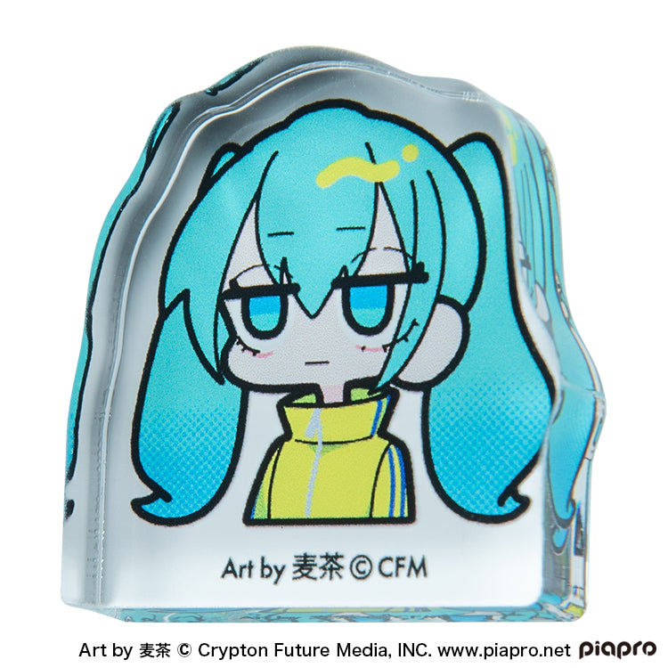 【予約受付中】【コンプリートセット全9種】初音ミク トレーディングダイカットアクリルブロック (初音ミク Art by 麦茶) 9個入り thumbnail 4