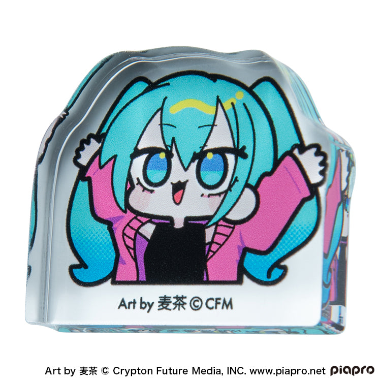 【予約受付中】【コンプリートセット全9種】初音ミク トレーディングダイカットアクリルブロック (初音ミク Art by 麦茶) 9個入り thumbnail 5