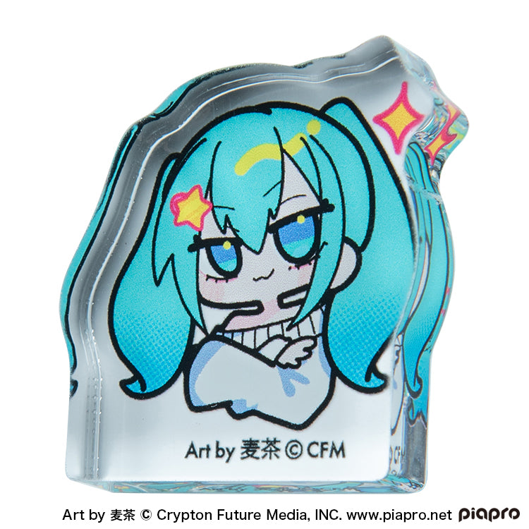 【予約受付中】【コンプリートセット全9種】初音ミク トレーディングダイカットアクリルブロック (初音ミク Art by 麦茶) 9個入り thumbnail 2