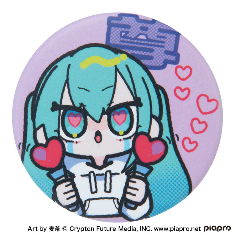 【予約受付中】【コンプリートセット全9種】初音ミク トレーディング缶バッジ (初音ミク Art by 麦茶) 9個入り thumbnail 3