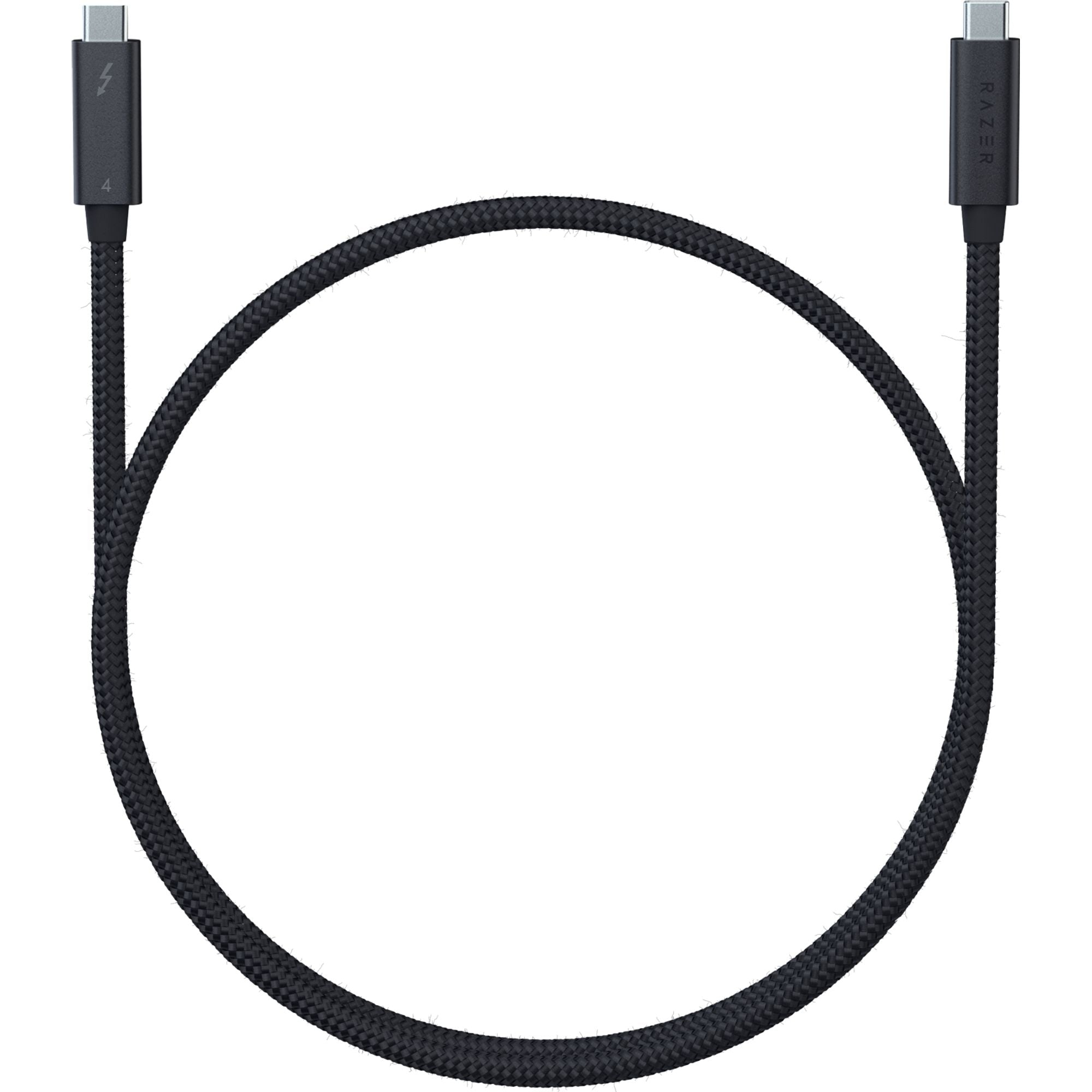 Razer Thunderbolt 4 Cable Black (0.8m)  サンダーボルト 4 ケーブル ブラック