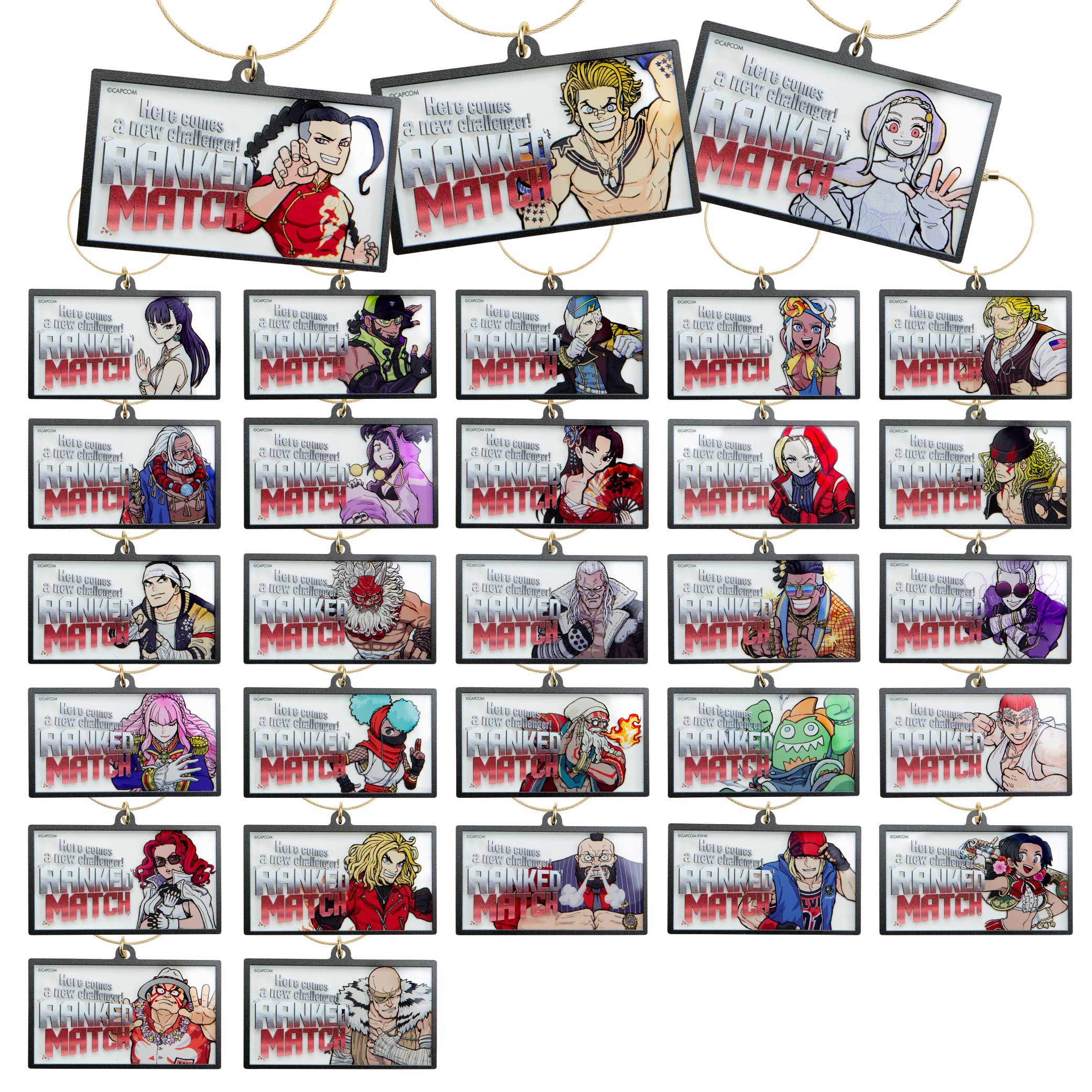 【予約受付中】【コンプリートセットvol.1～vol.3 (各10種)】ストリートファイター トレーディングアクリルキーホルダー (ストリートファイター6 YEAR3)