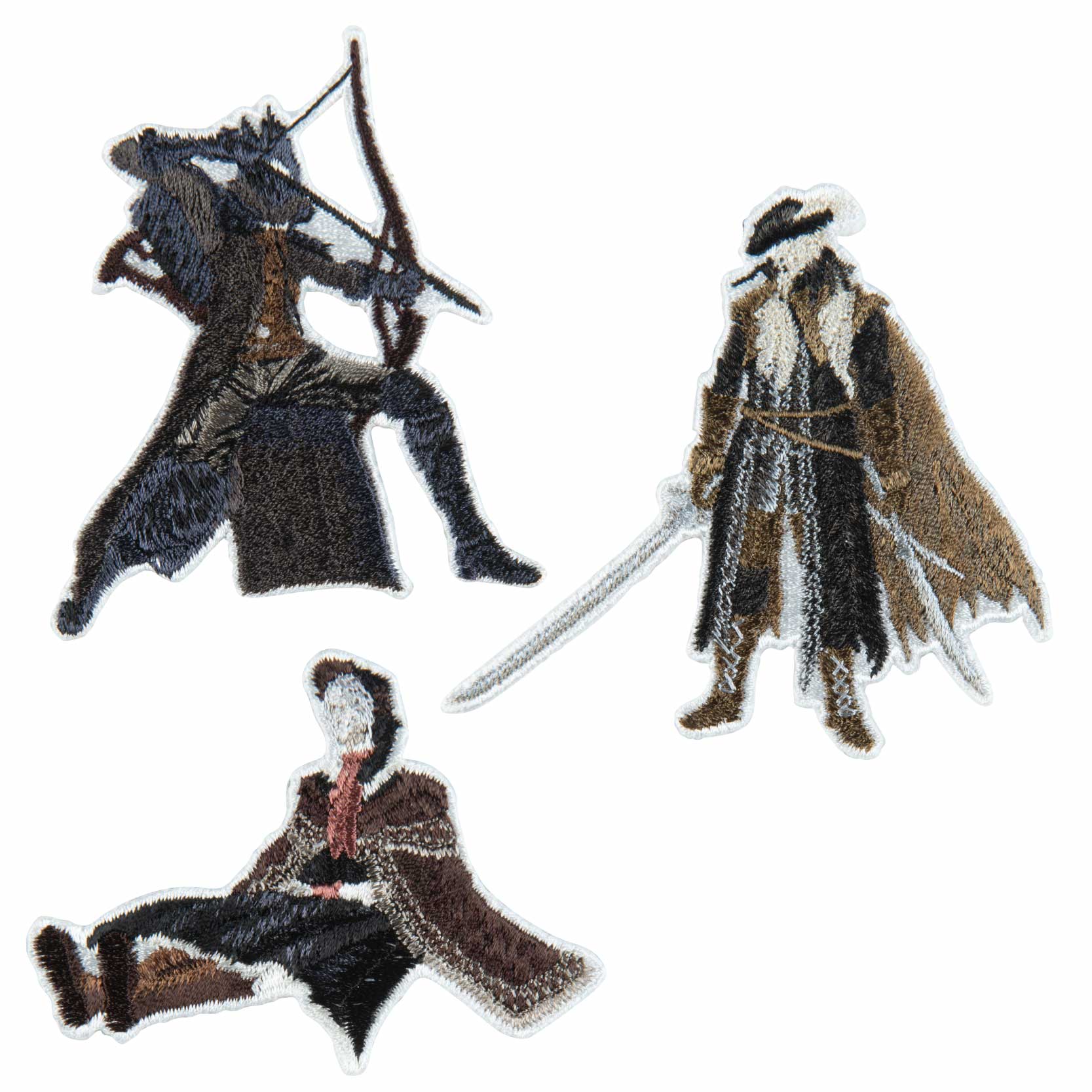【予約受付中】Bloodborne 刺繍ステッカー (Bloodborne 狩人/Ver.2・人形/Ver.2・時計塔のマリア/Ver.2) thumbnail 1