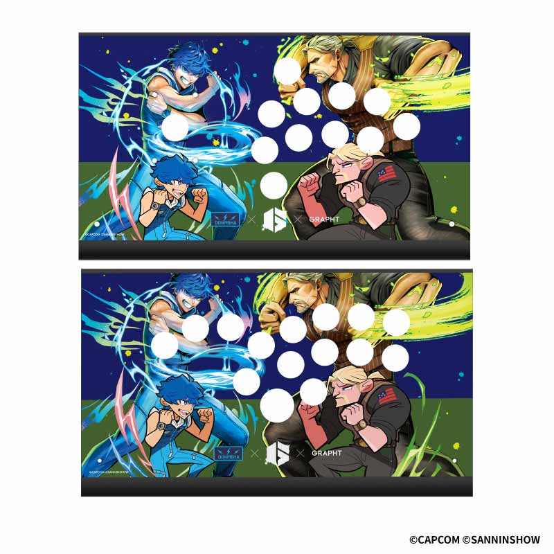 【予約受付中】iO Top Panel ドンピシャ×ガイル Edition（レバー・レバーレス） thumbnail 1