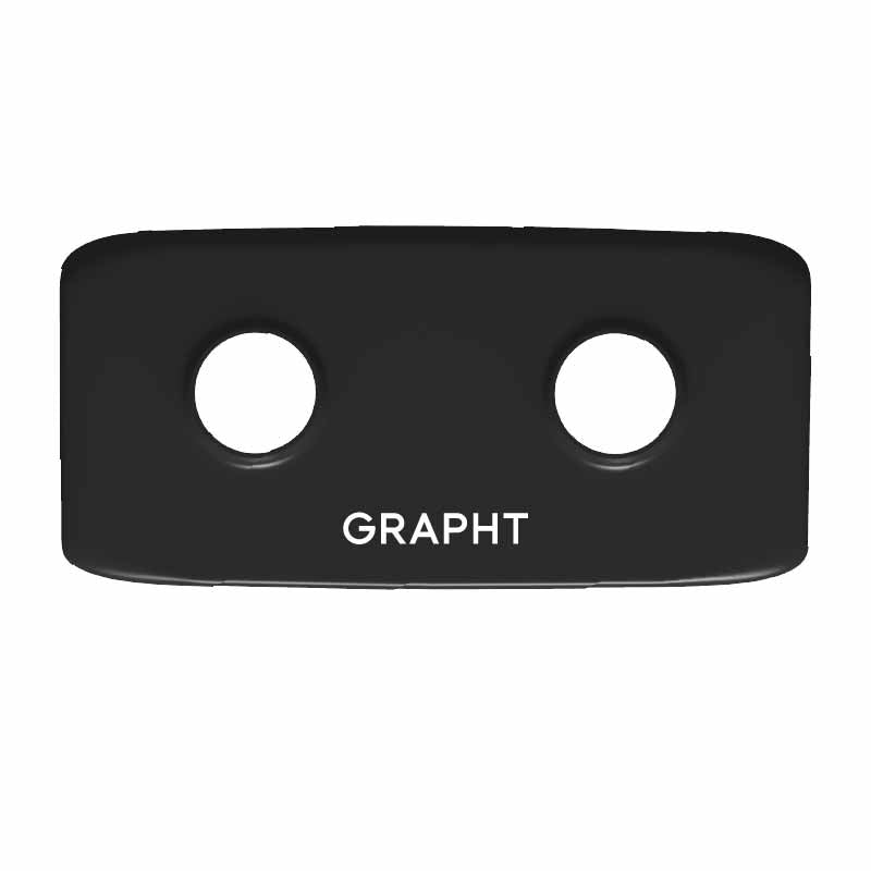 【予約受付中】GRAPHT Dual Monitor Arm Cover for Aero (White/Black) thumbnail 9