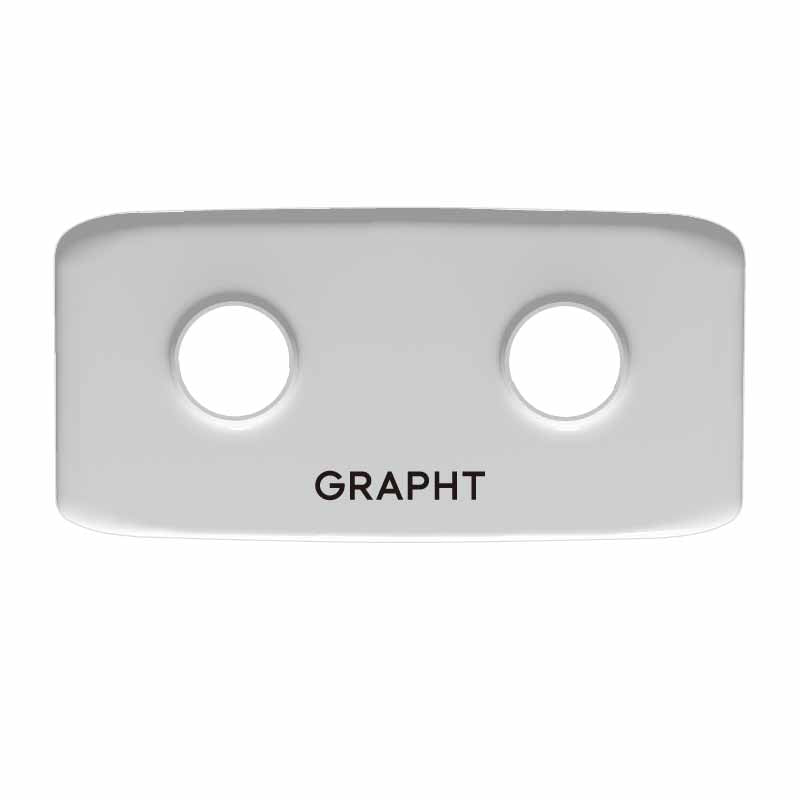 【予約受付中】GRAPHT Dual Monitor Arm Cover for Aero (White/Black) thumbnail 8