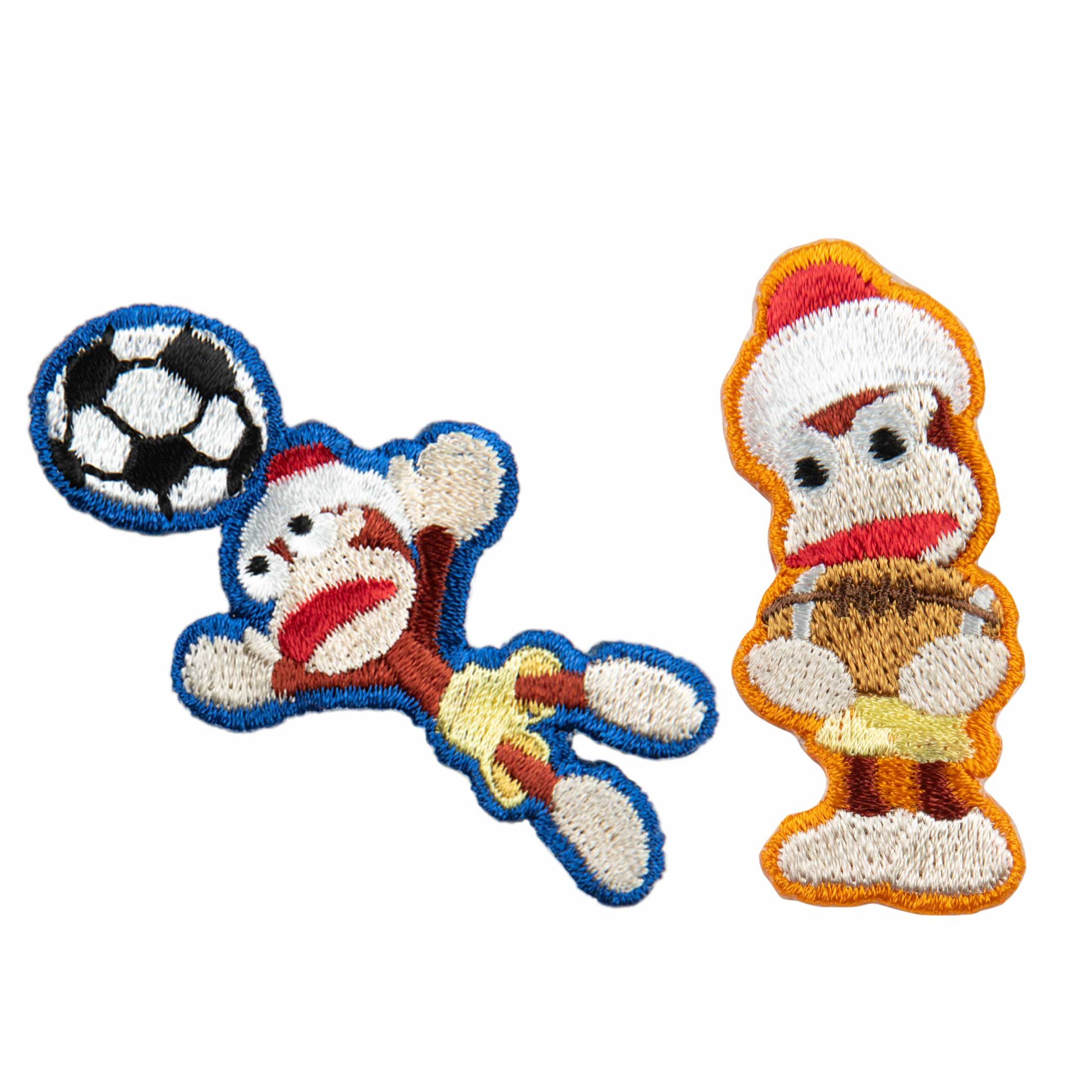【予約受付中】サルゲッチュ 刺繍ステッカー (サルゲッチュ) サッカー/ラグビー