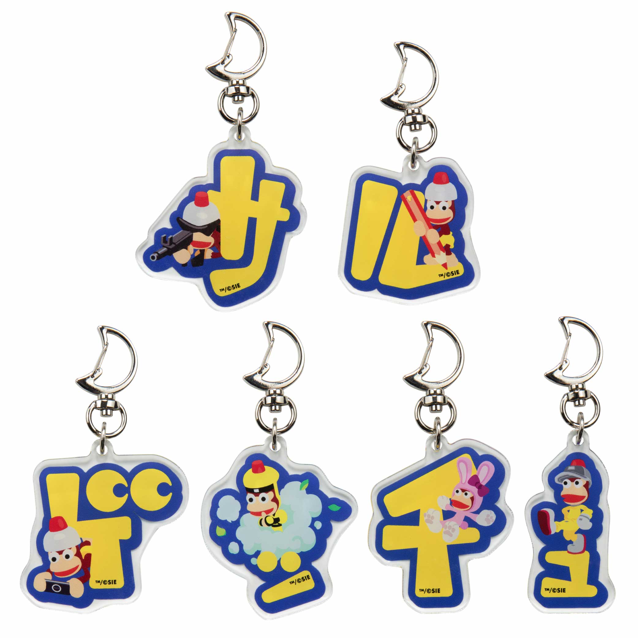 【予約受付中】【コンプリートセット全6種】サルゲッチュ トレーディングアクリルキーホルダー vol.3 6個入り
