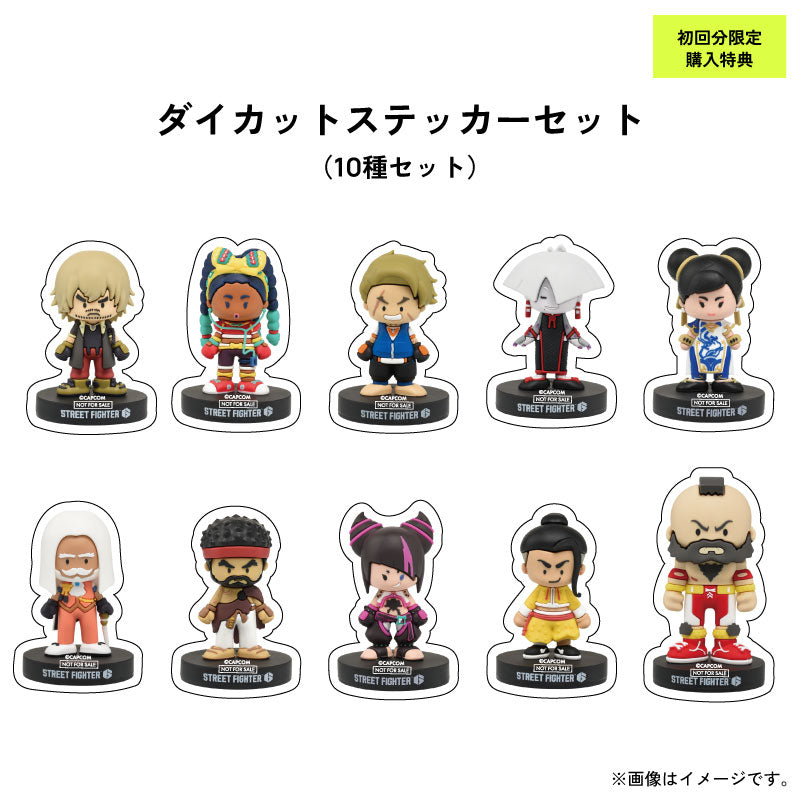 【予約受付中】【コンプリートセット(全10種)】ストリートファイター モニターマスコット 【数量限定 ダイカットステッカーセット(10種セット)付き】 thumbnail 2