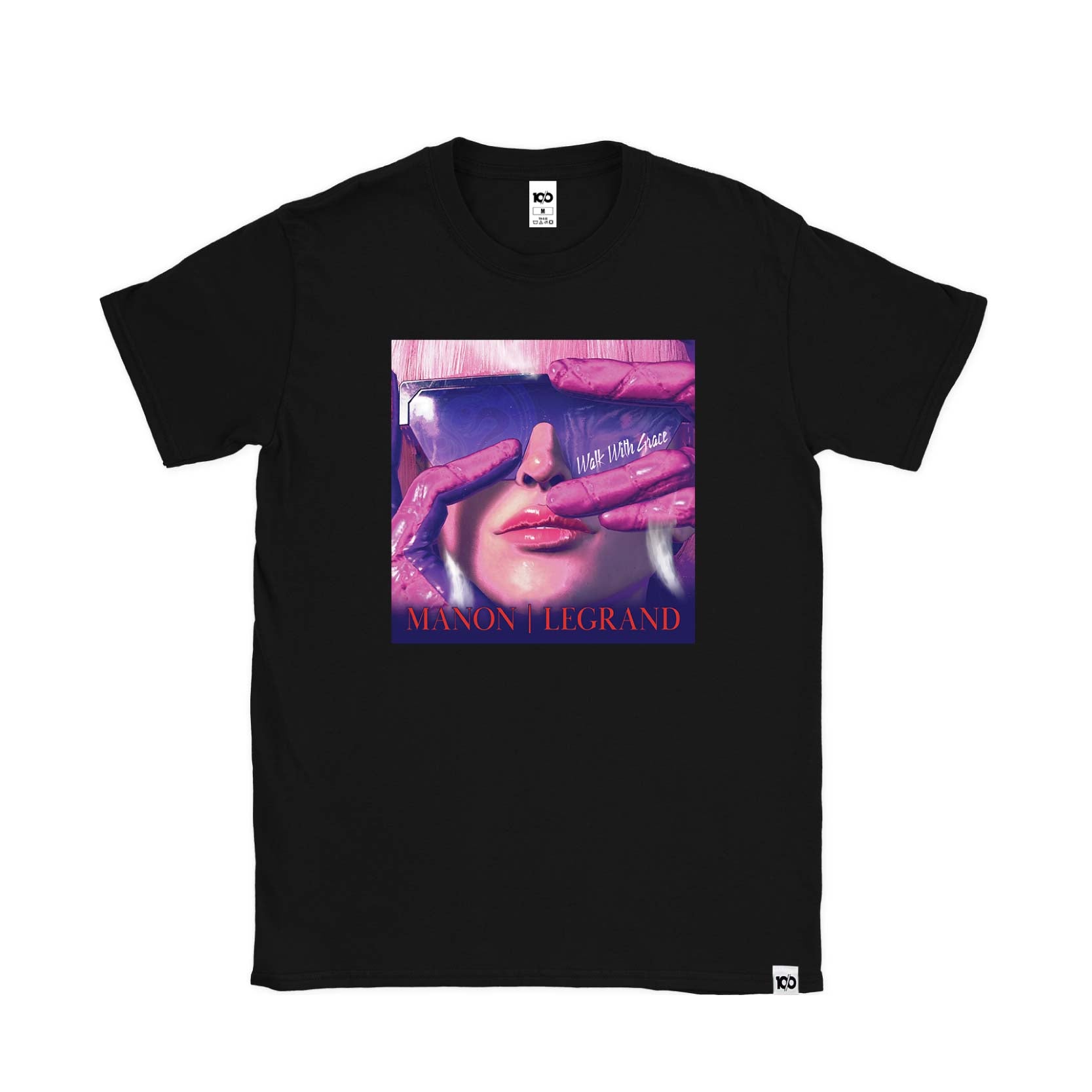 【予約受付中】ストリートファイター キャラクターTシャツ(SF6/Walk With Grace/マノン) Black