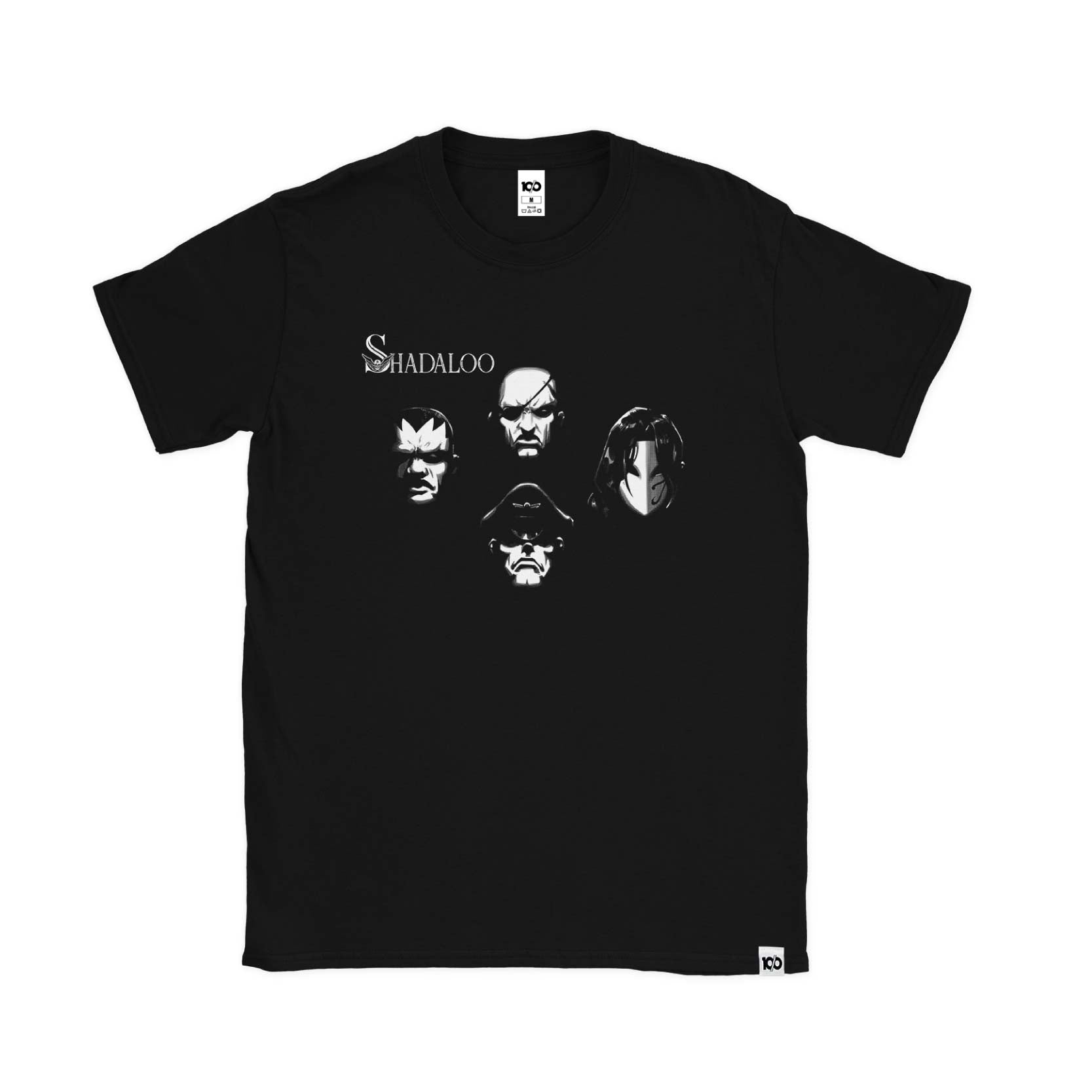 【予約受付中】ストリートファイター キャラクターTシャツ (四天王) Black