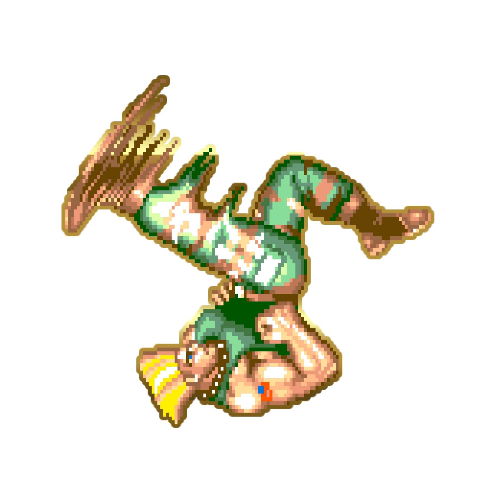 【予約受付中】ストリートファイター キャラクターエナメルピンバッジ (SF2/サマーソルトキック/ガイル)